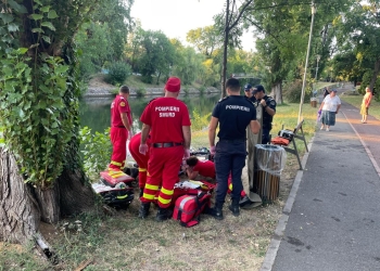 Bărbat scos din Canalul Bega, în stare gravă la spital