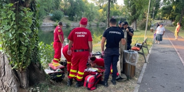 Bărbat scos din Canalul Bega, în stare gravă la spital