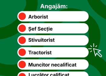 Horticultura angajează. Sunt disponibile 6 posturi