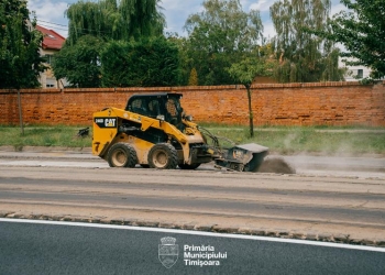 Noi intervenții pe Bulevardul Liviu Rebreanu: lucrările de reabilitare a carosabilului avansează
