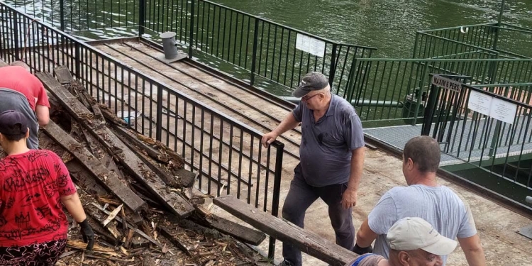 STPT modernizează pontoanele stațiilor de vaporetto de pe Bega