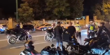 Razie de amploare în noaptea de weekend în centrul Timișoarei. Zeci de amenzi, permise și taloane de motociclete suspendate, mai multe infracțiuni constatate