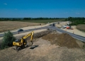 Lucrările la cele 2 sensuri giratorii de pe drumul Timișoara–Buziaș au ajuns la 25%