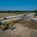 Lucrările la cele 2 sensuri giratorii de pe drumul Timișoara–Buziaș au ajuns la 25%