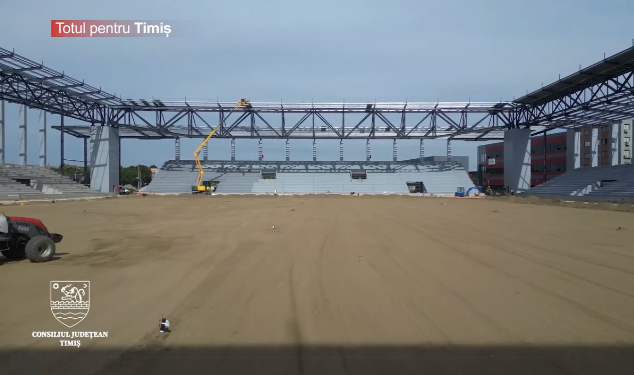 CJ Timiş, plăţi de aproape şapte milioane de lei către Primăria Timișoara pentru lucrări efectuate la stadionul lego