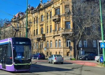 Modernizarea liniei de tramvai din proiectul de regenerare urbană a zonei Piața Traian va începe în luna august