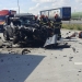 Şofer mort pe centura Timişoarei, după ce a intrat cu maşina într-un tir parcat