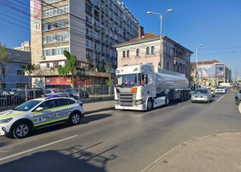 Amenzi de până la 5.000 lei pentru şoferii care nu respectă noul regulament din Timişoara privind traficul greu