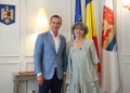 Alfred Simonis, întâlnire cu Margit Şerban, recent distinsă cu titlul de „Cetățean de Onoare al Județului Timiș” FOTO
