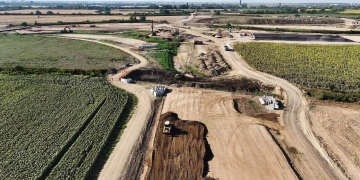 Mai multe fronturi de lucru pe şantierul centurii de vest a Timişoarei! Stadiul investiţiei a ajuns la 13% FOTO