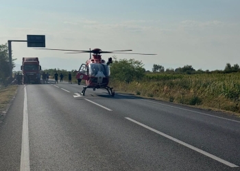 Bărbat mort în urma unui accident grav, în Timiş! A fost alertat şi elicopterul SMURD FOTO