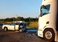 Accident cumplit pe un drum din Banat! Un minor se află în stare gravă