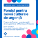 500.000 de lei pentru proiecte culturale de urgență la Timișoara