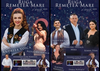 Ruga la Remetea Mare 2026. Două zile de sărbătoare, folclor și spectacol de Sfânta Maria