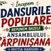 Copii şi tineri, aşteptaţi să se înscrie la dansuri populare! Ansamblul „Cărpinişana” renaşte datorită primăriei