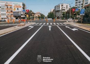 Calea Martirilor se redeschide după asfaltare: Două benzi dedicate dinspre Spitalul Județean și noi plantări programate pentru toamnă
