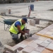 Modernizarea Pieței Traian din Timișoara, aproape de final. Se montează piatra naturală