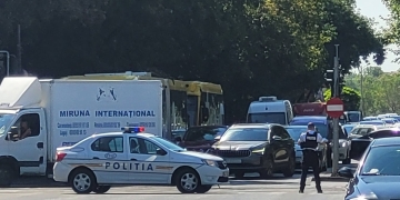 Zona Sălii Olimpia din Timișoara, închisă. O conductă de gaz a fost spartă