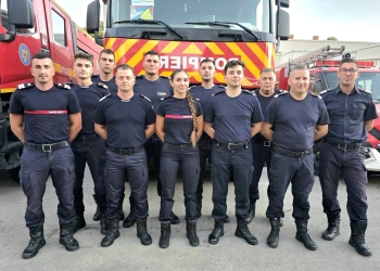 Pompierii din Timiş, înapoi acasă după două săptămâni de misiune în Serbia