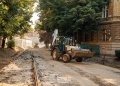 Avansează lucrările în zona Traian! Se construieşte noua linie de tramvai pe B-dul 3 august 1919 FOTO