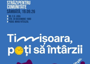 Timișoara celebrează Săptămâna Europeană a Mobilității. Centrul orașului devine zonă pietonală cu activități culturale și sportive