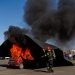 Exercițiu spectaculos de stingere a incendiilor auto la Timișoara. Pompierii ISU Timiș au prezentat o nouă tehnologie rezistentă la 2.500°C