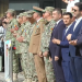 Ceremonial militar şi religios în centrul Timişoarei, cu ocazia primirii Drapelului de Luptă de către Spitalul Militar