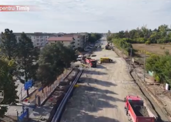 Circulaţia pe drumul dintre Timişoara şi Giroc ar putea fi redeschisă într-o lună