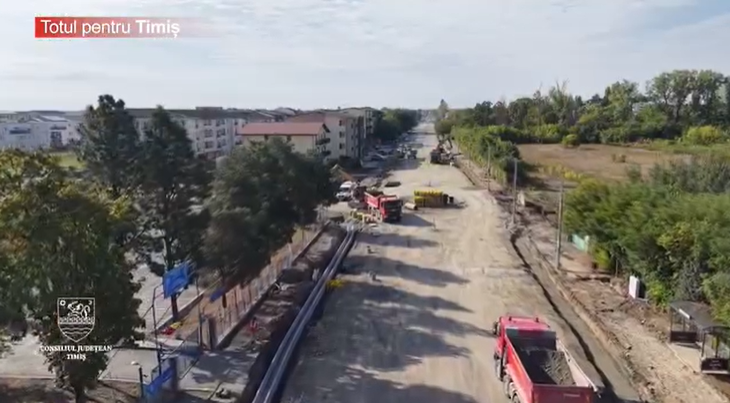 Circulaţia pe drumul dintre Timişoara şi Giroc ar putea fi redeschisă într-o lună