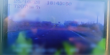 Inconştienţă! Şofer prins cu o viteză de 207 km/h pe un drum din judeţul Timiş
