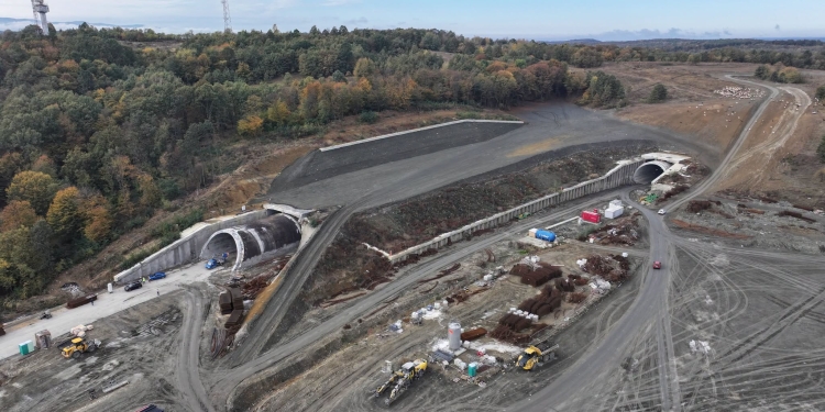Lotul Margina – Holdea: stadiul lucrărilor a ajuns la aproximativ 80% FOTO