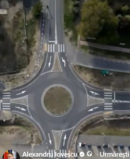 Soluții pentru fluidizarea traficului în Sânmihaiu Român. Un sens giratoriu provizoriu va fi amenajat la intrarea în localitate