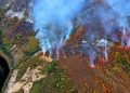 Foc de nestins de săptămâni, în Parcul Național Domogled-Valea Cernei
