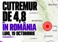 Cutremur de 4,8 grade în zona seismică Vrancea. Este cel mai puternic seism înregistrat în România de la începutul anului 2026