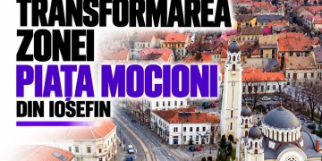 Transformarea cartierului Iosefin începe luni, 26 octombrie. Șantierul de peste 26.000 mp din zona Piața Mocioni aduce schimbări de trafic