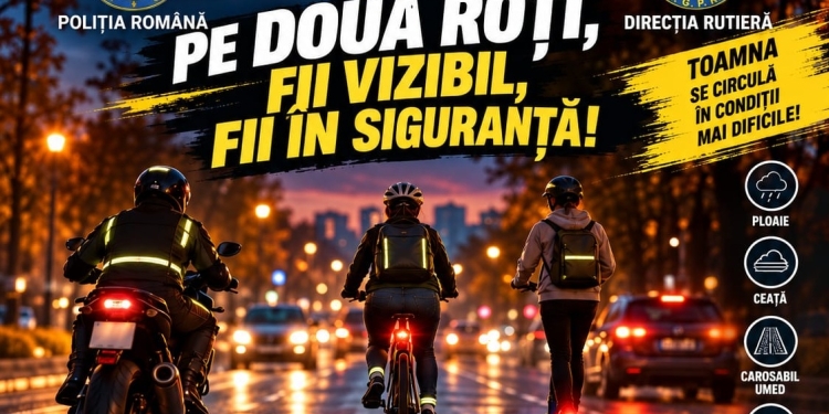 Poliţiştii din Timiş, cu ochii pe motociclişti, biciclişti şi trotinetişti! Au loc acţiuni preventive şi de control