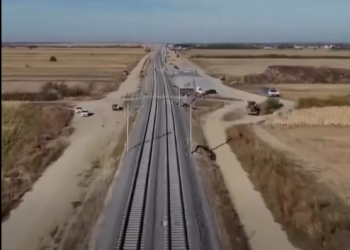 Aproape 85% din lucrările la calea ferată Lugoj – Timişoara Est, finalizate