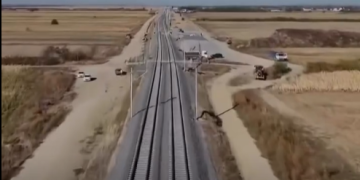 Aproape 85% din lucrările la calea ferată Lugoj – Timişoara Est, finalizate
