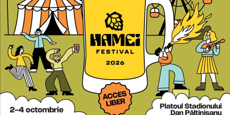 „Hamei Festival” aduce trei zile de muzică, gastronomie și distracție pe platoul Stadionului Dan Păltinișanu