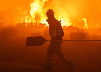 Incendiu de vegetaţie uscată în apropierea unui cimitir din Banat! Un bătrân de 83 ani a fost găsit carbonizat