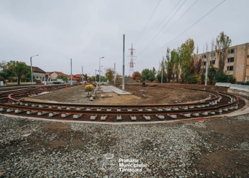 Avansează lucrările la liniile de tramvai din vestul Timișoarei