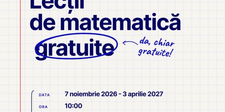 Matematica, mai aproape de elevi. UPT reia lecțiile gratuite de pregătire pentru Bacalaureat și admiterea la facultate Publicat azi Matematica, mai aproape de elevi. UPT reia lecțiile gratuite de pregătire pentru Bacalaureat și admiterea la facultate